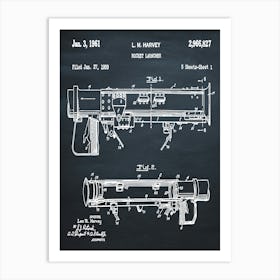 1959 Rocket Launcher L Art Print