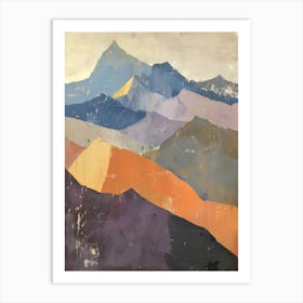 Mountain Range 1 Art Print