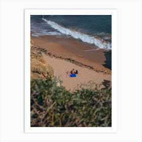 Flat Out in Lagos, Portugal Art Print