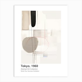 World Tour Exhibition, Abstract Art, Tokyo, 1960 10 Art Print