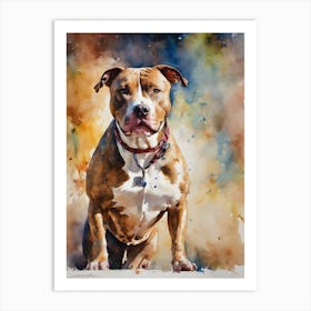 American Pit Bull Terrier 1 Art Print