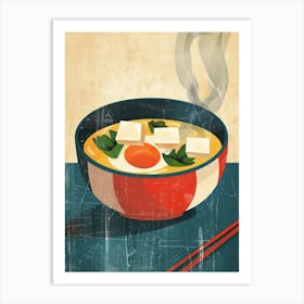 Miso Soup Mid Century Modern 1 Art Print