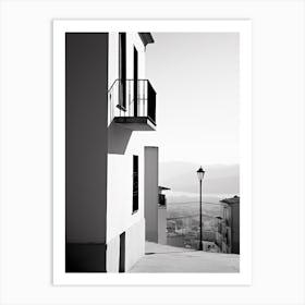Granada, Spain, Black And White Photography 1 Art Print