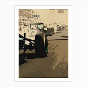 Mercedes-Benz F1 Art Print