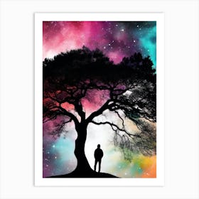 Tree In The Sky 8 Art Print