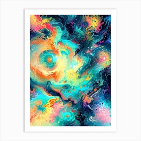 Psychedelic Painting 1 Art Print