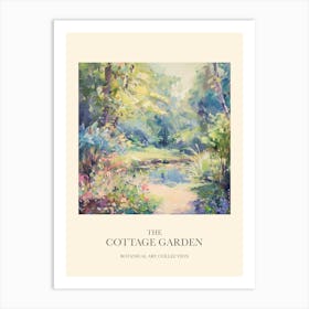 Cottage Garden Poster Enchanted Pond 3 Art Print