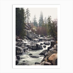 Rocky Mountain River Hideaway Art Print