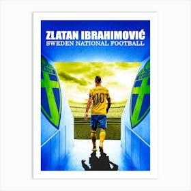 Zlatan Ibrahimović 1 Art Print