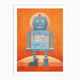 Hello Mr Robot Art Print