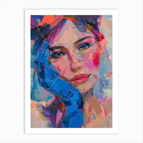 Abstract Of A Woman 56 Art Print