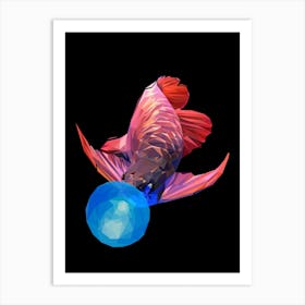 arowana Fish Art Print