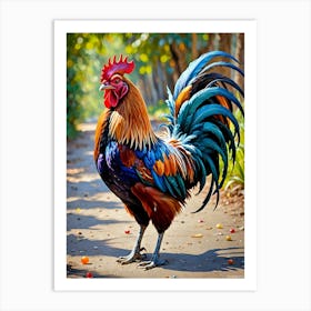 Rooster Art Print