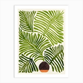 Palm Leaves Art Print