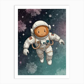 Astronaut Canvas Print 1 Art Print