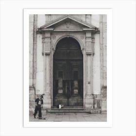 Skating The Church Of The Holy Body - Lisbon, Portugal Art Print