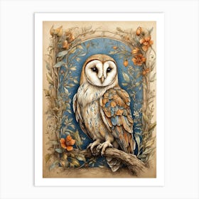 Barn Owl 1 Art Print