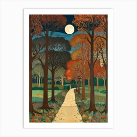 William Morris Path To The Moon Art Print