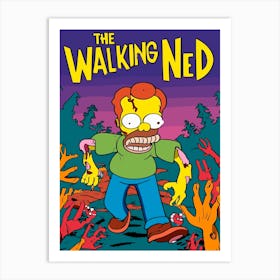 Walking Ned Art Print