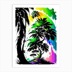 Tropical Palm Trees 5 Art Print