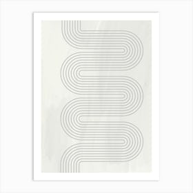 'Spiral Lines' Art Print