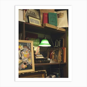 Bookcase Art Print