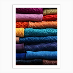 Colorful Cloths 3 Art Print