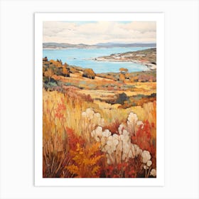 Autumn National Park Painting Arcipelago Di La Maddalena National Park 2 Art Print