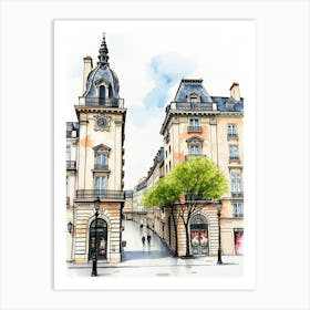 Paris Street 3 Art Print