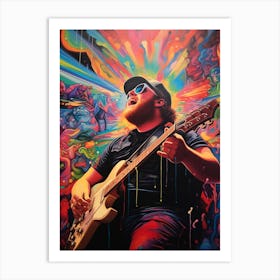 Luke Combs (1) Art Print