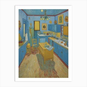 Retro Kitchen Design Ideas for Small Spaces Art Print