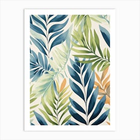 Tropical Leaves 7 Art Print