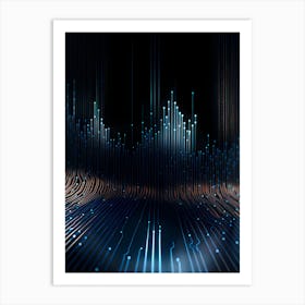 Abstract Technology Background Art Print