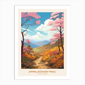 Appalachian Trail Usa 1 Hike Poster Art Print