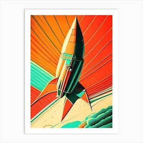 Gravity Assist Vintage Sketch Space Art Print