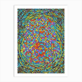 Mosaic Art Art Print