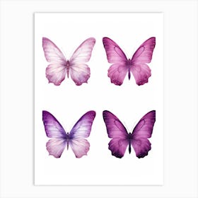 Butterfly Set 5 Art Print