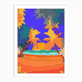 Sands And Waves Art Print