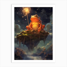 Frog Fairy Tail Art Print