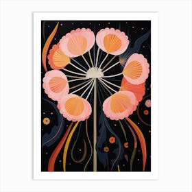 Everlasting Flower 3 Hilma Af Klint Inspired Flower Illustration Art Print