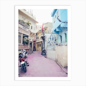 Colorful India Streets Art Print