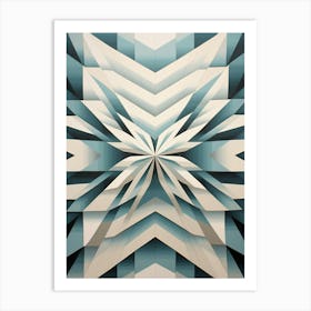 Optical Illusion Abstract Geometric 6 Art Print