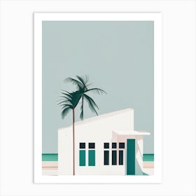 Cayo Levantado Dominican Republic Simplistic Tropical Destination Art Print