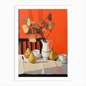 Autumn Kitchen Still Life Painting 8 Art Print