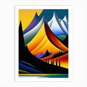 Mountain Landscape 5 Art Print