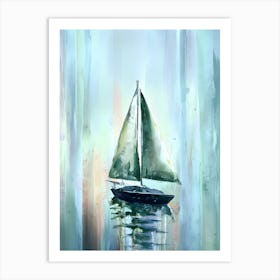 Sailboat Canvas Print Art Print