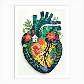 Heart Of Nature 1 Art Print