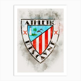 Athletic Bilbao Painting 1 Art Print