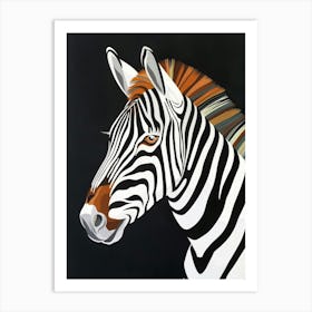 Zebra 25 Art Print