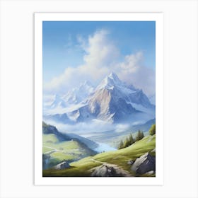 Swiss Alps.3 Art Print